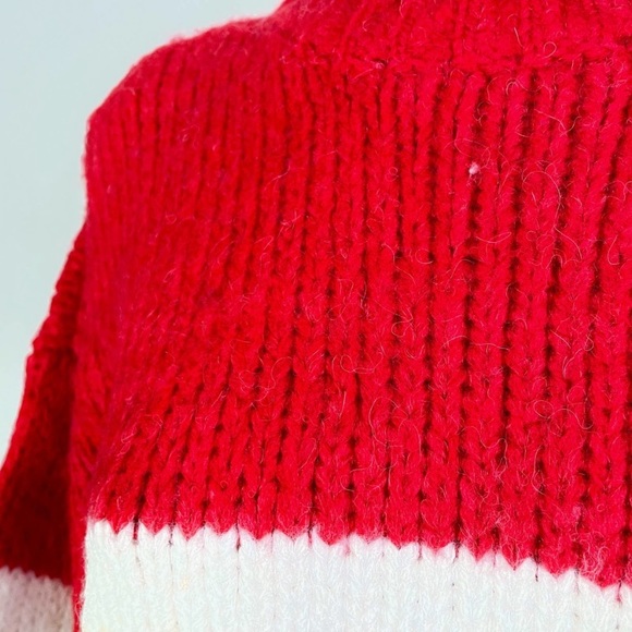 NWT Sanctuary x REVOVLE Party Stripe Sweater Wool Alpaca Soft Red Yellow Purple - Picture 9 of 16